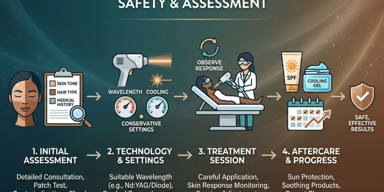 Laser Hair Removal for Dark Skin With Safe Treatment Guidance